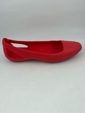 Crocs Women’s Sienna -SZ 9- Pepper Red Ballet Flats Shoes Slippers